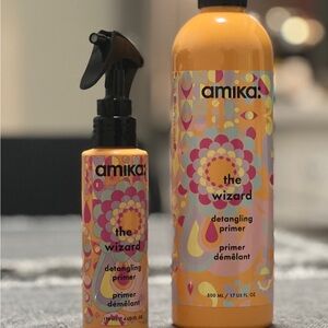 “The Wizard”Detangling Primer spray 4oz size and professional 17oz refill size.